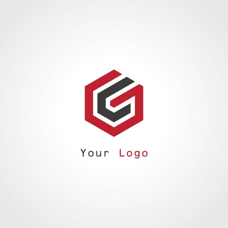 創(chuàng)意矢量圓形水元素的抽象標志設計 LOGO設計